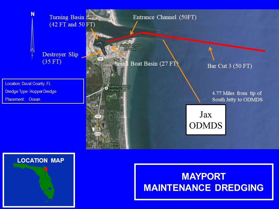 Mayport Navy Operations and Maintenance 50 Foot project map